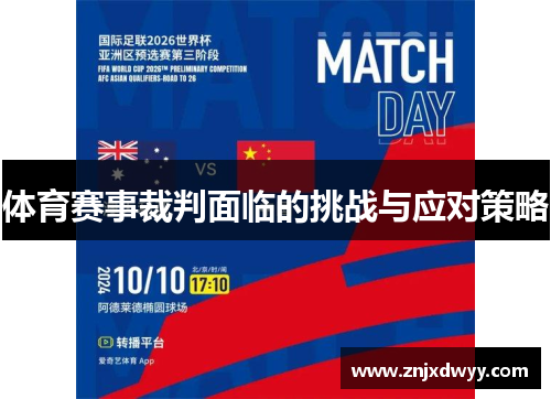 体育赛事裁判面临的挑战与应对策略
